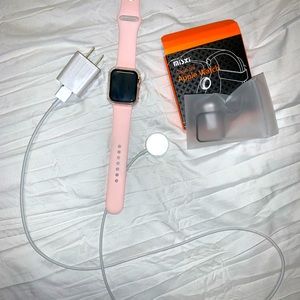 Rose gold Apple Watch SE